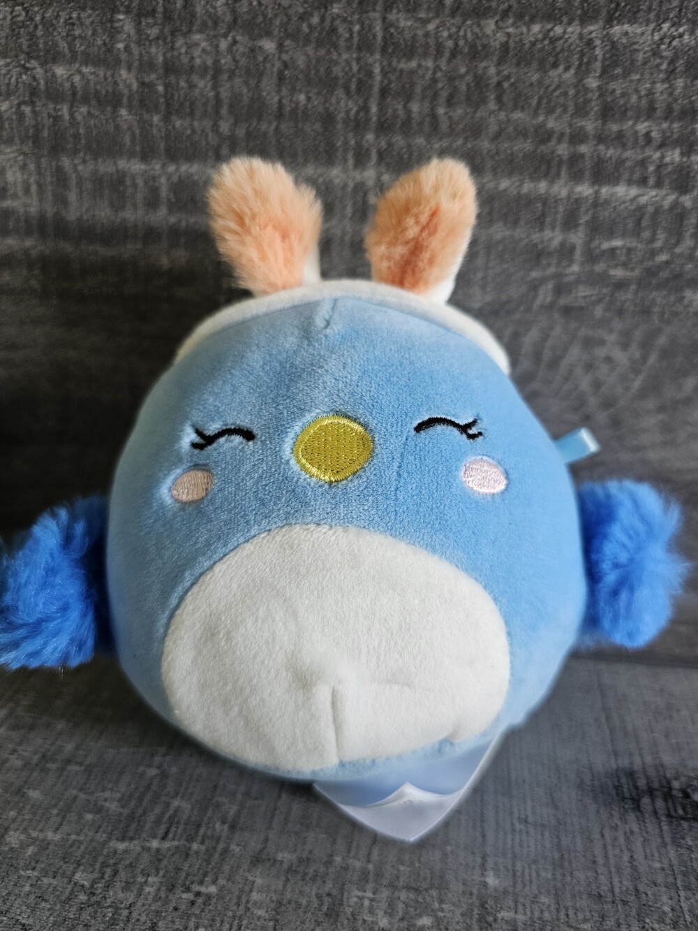 Squishmallows 4” Blue Bird Bebe Bunny Ears Mini Plush Stuffed Animal